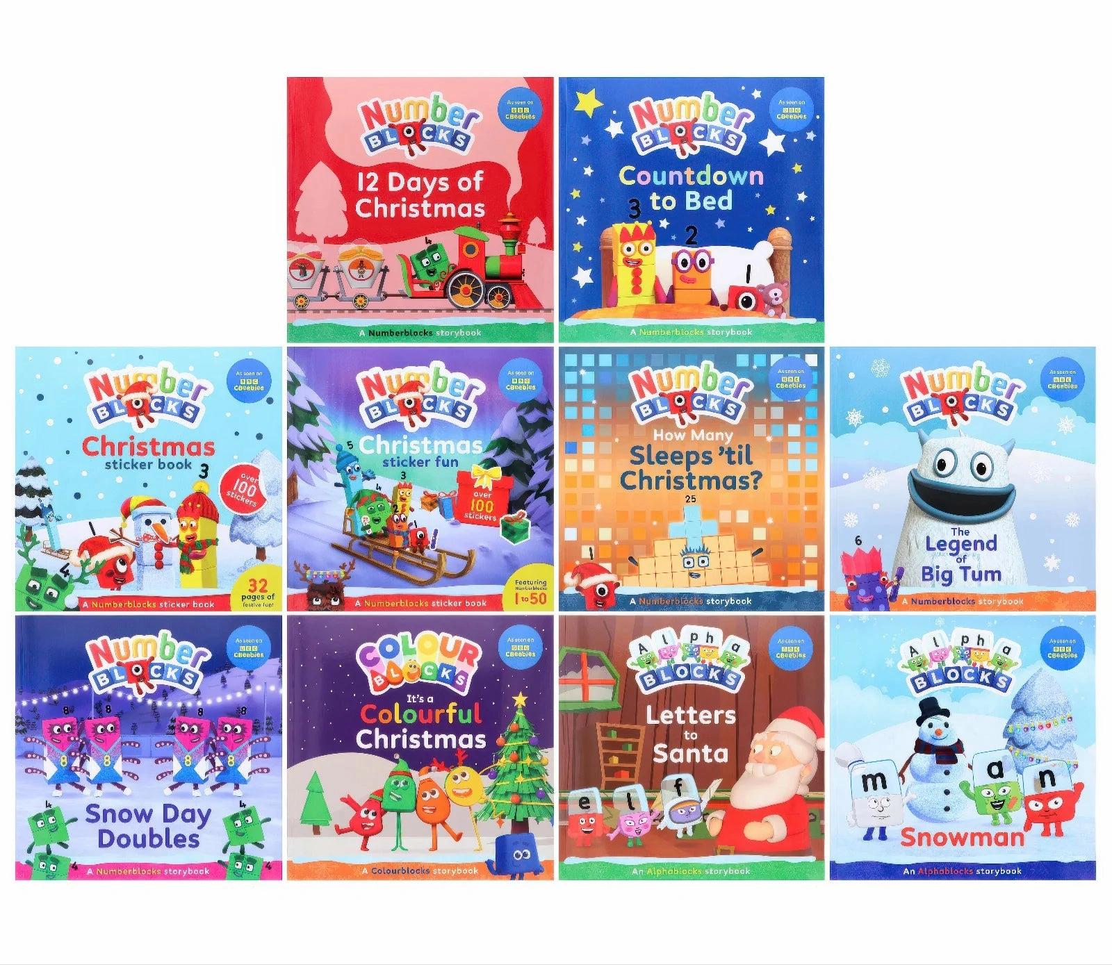 Christmas Countdown: Numberblocks, Alphablocks and Colourblocks Assortment