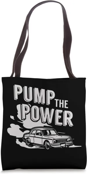 Classic Car Anti Electric Car Anti-EV Gas Truck Oldtimer Tote Bag