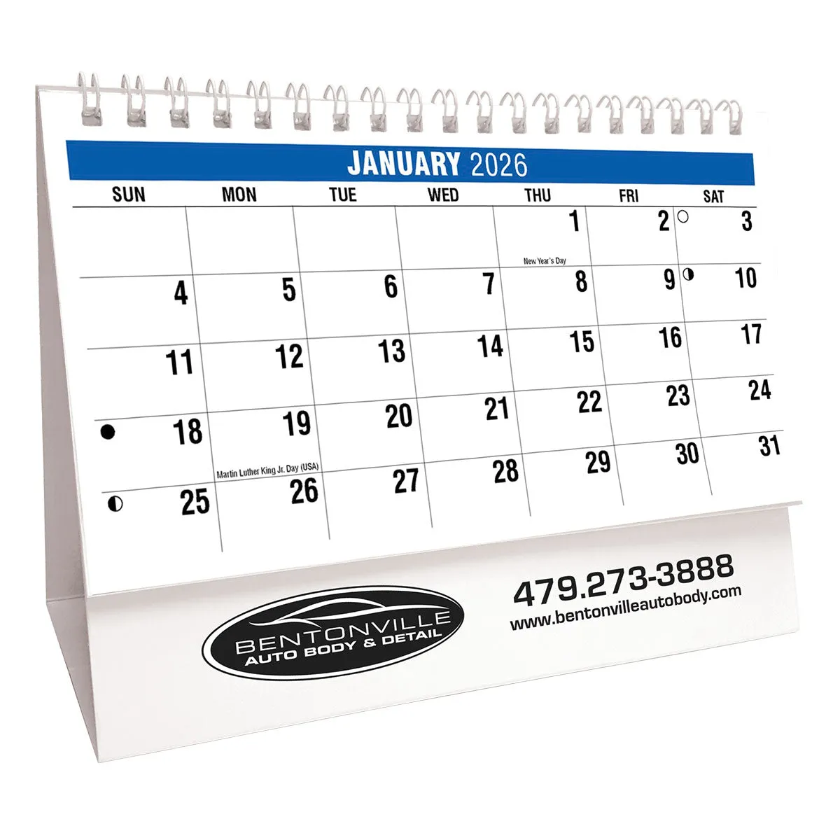 Classic Cars 2026 Promotional Desk Calendar