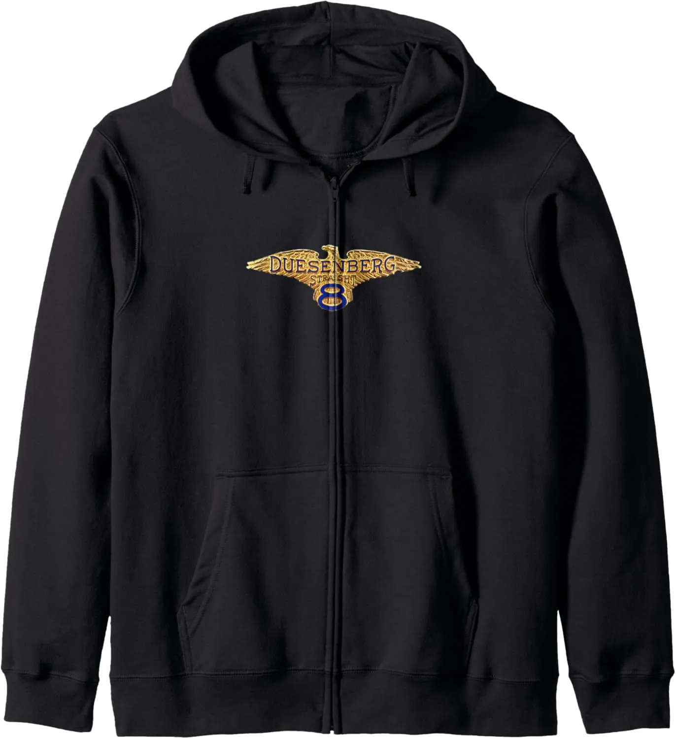 Classic Duesenberg Vintage Car Enthusiast Zip Hoodie