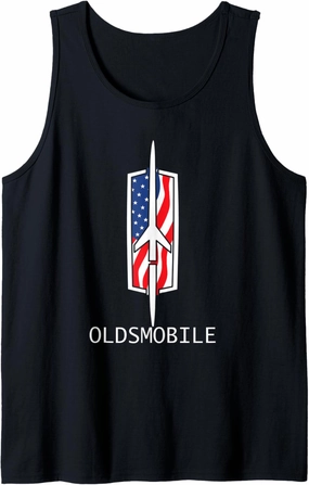 Classic Car Show Vintage Oldsmobile Rocket Logo Tank Top