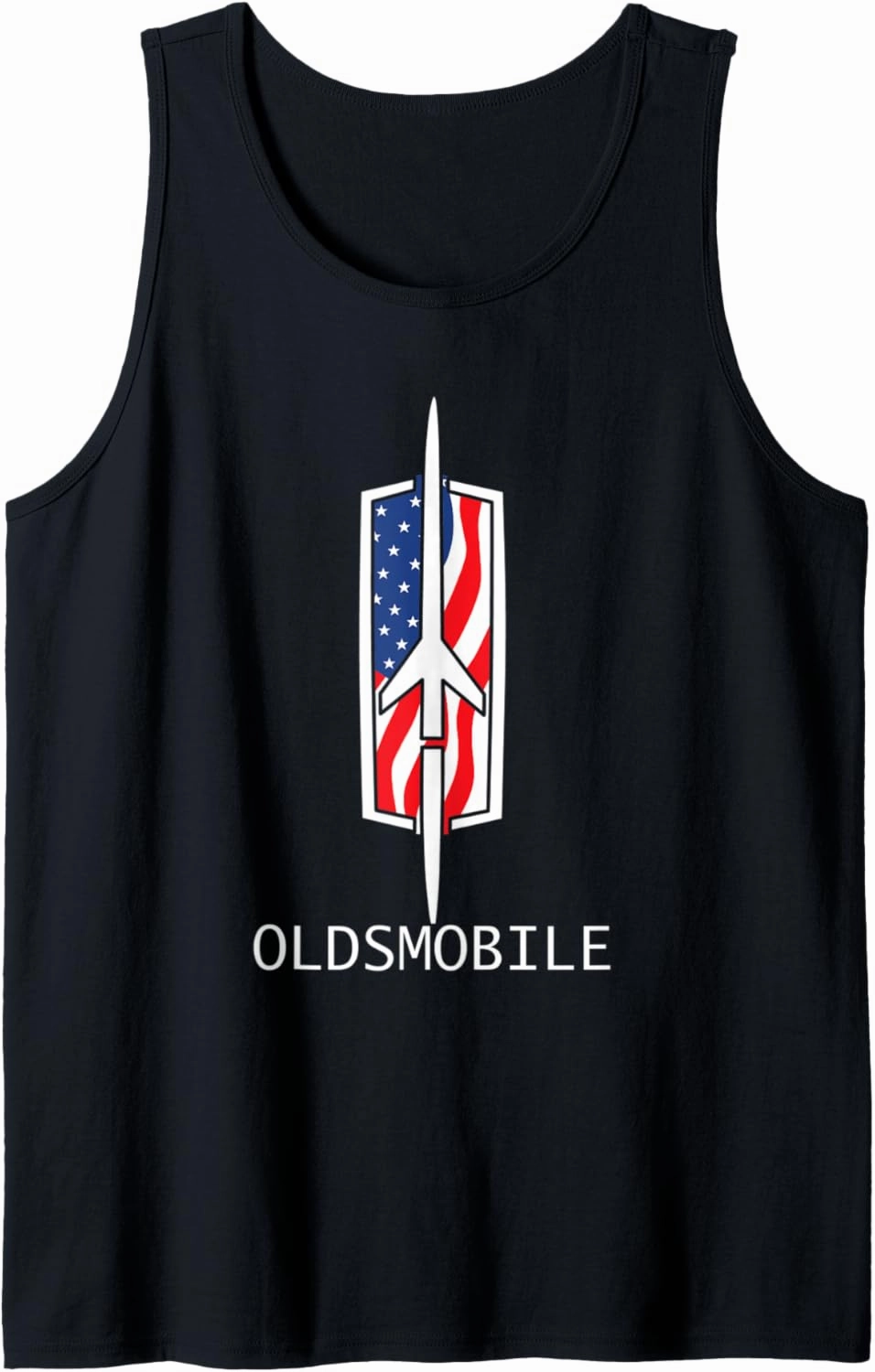 Classic Car Show Vintage Oldsmobile Rocket Logo Tank Top