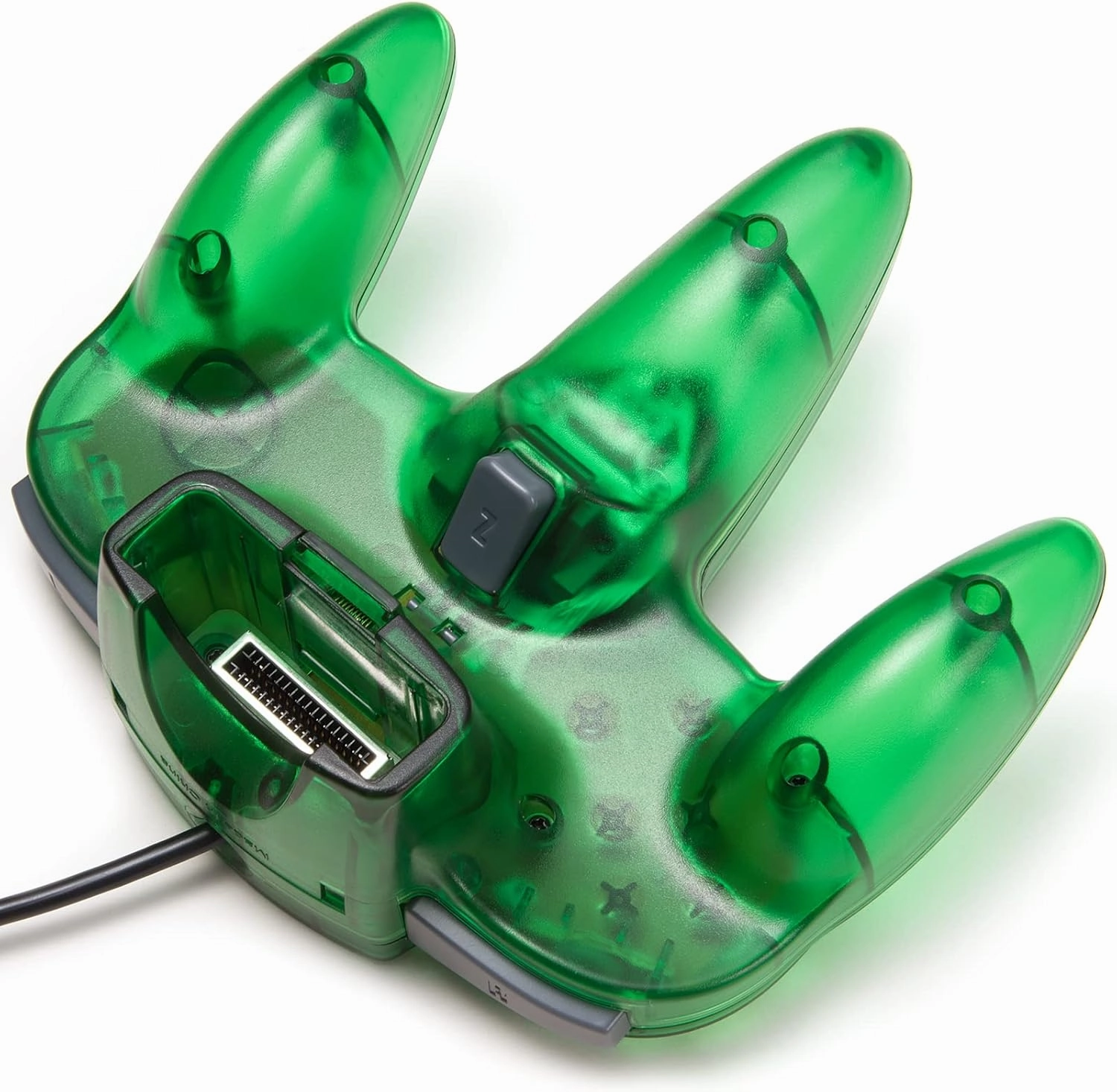 Classic N64 Controller, Retro N64 Wired Gaming Remote Joystick Replacement Controller for N64 System Video Games Console Clear Green