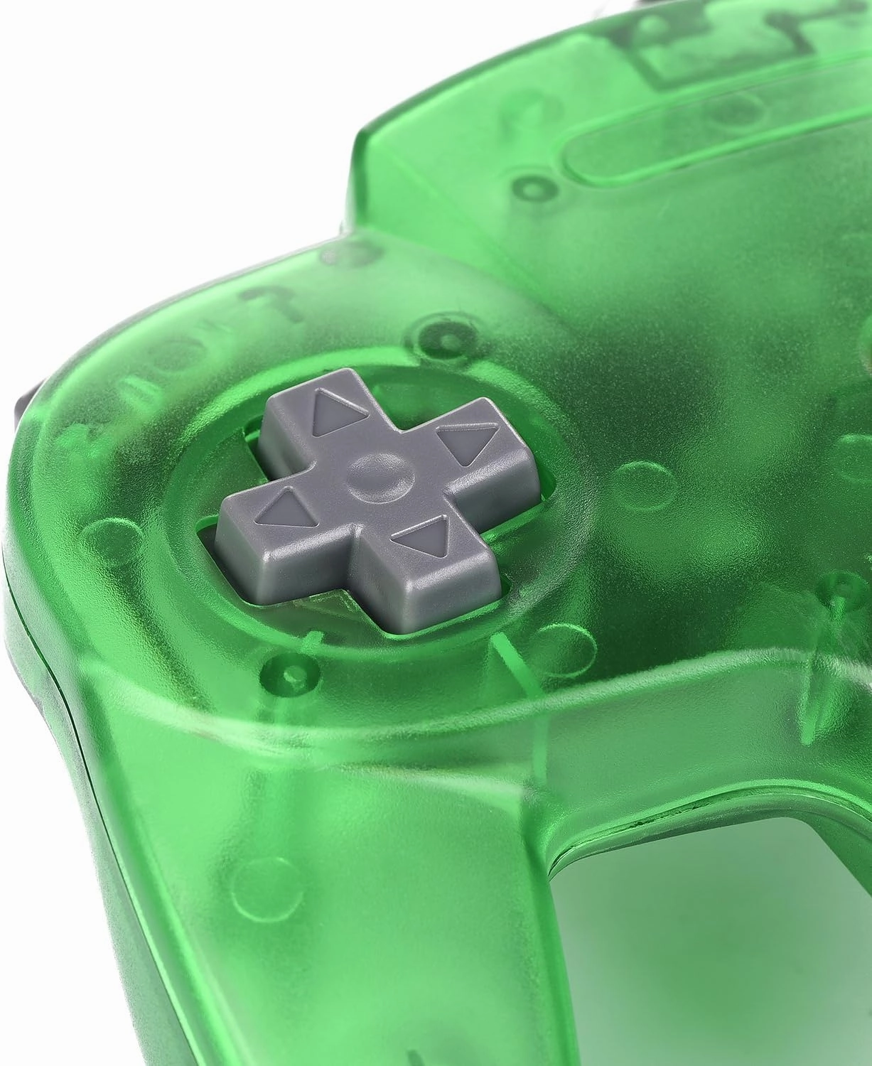 Classic N64 Controller, Retro N64 Wired Gaming Remote Joystick Replacement Controller for N64 System Video Games Console Clear Green