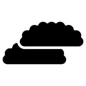 Clouds Glyph Icon