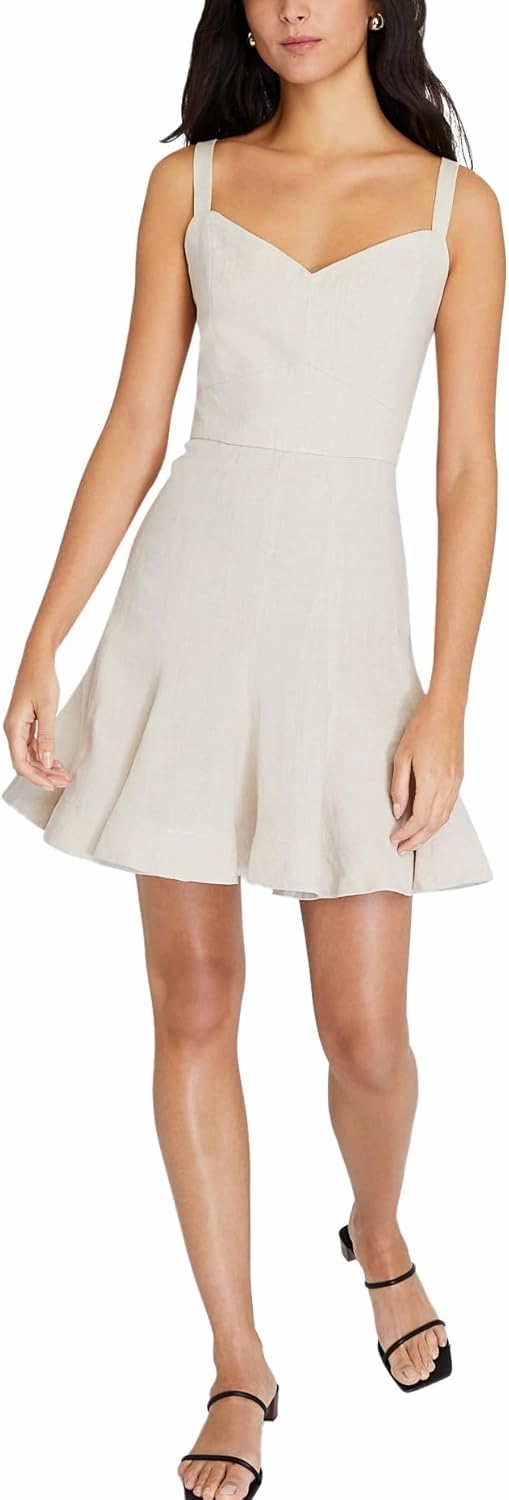 Club Monaco Women's Fluted Hem Mini Dress