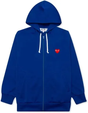 Comme Des Garcons Play Heart Zip Hoodie