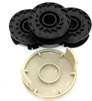 Compatible Spool and Line with Cap Cover Compatible with 315CR2000 Qualcast CLGT2425A 24V Trimmers