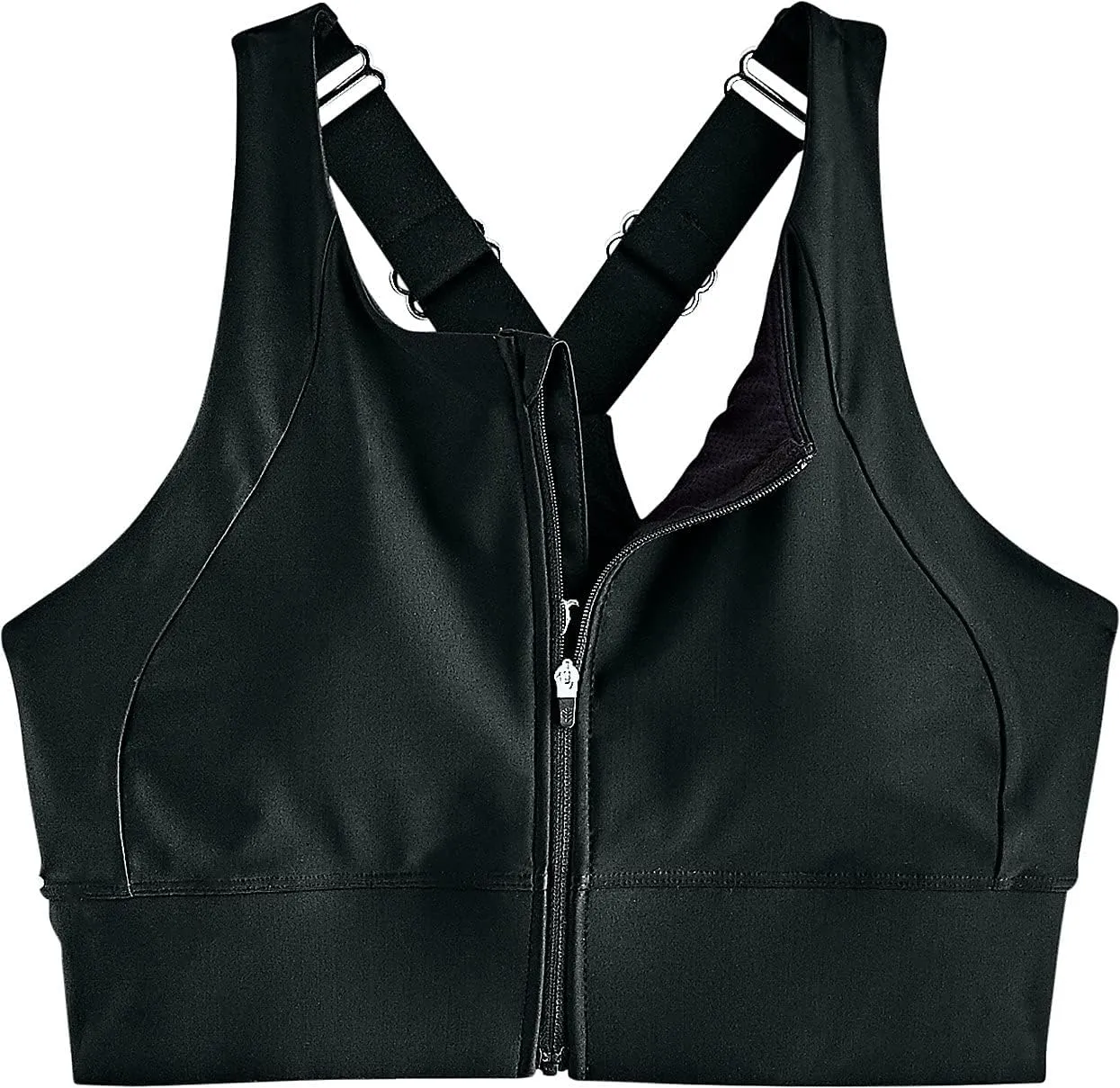 Coolibar UPF 50  Women's Medley Zip-Up Swim Bra - Sun Protective