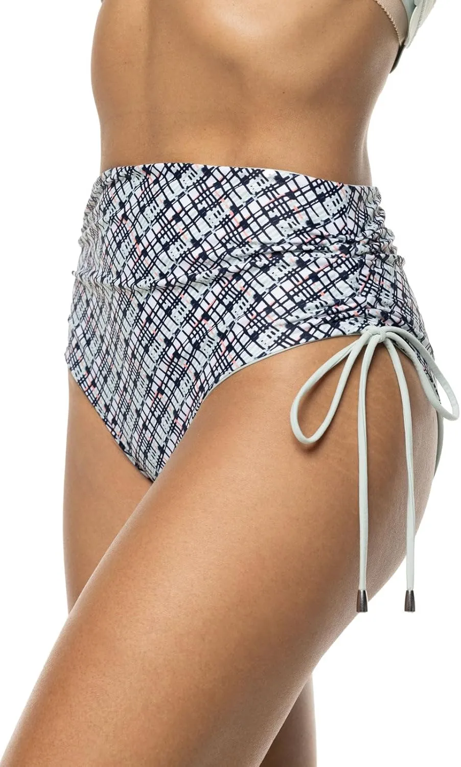 Coolibar UPF 50  Women's Myrtle Reversible Ruche Adjustable Swim Bottoms - Sun Protective