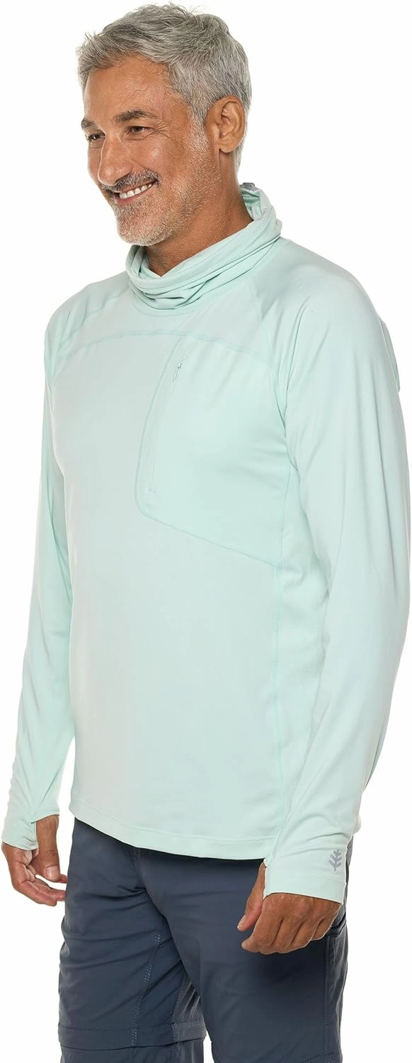 Coolibar UPF 50  Men's Andros Fishing Tee - Sun Protective