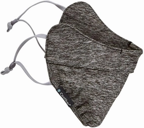 Coolibar UPF 50  Men's Women's Zenith UV Mask - Sun Protective (Large/X-Large- Charcoal Heather)