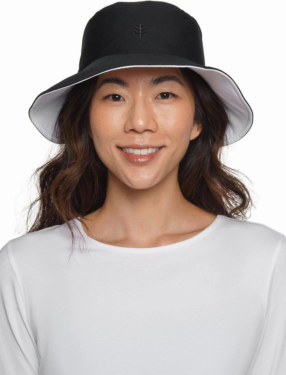Coolibar UPF 50  Women's Ariel Reversible Pool Hat - Sun Protective