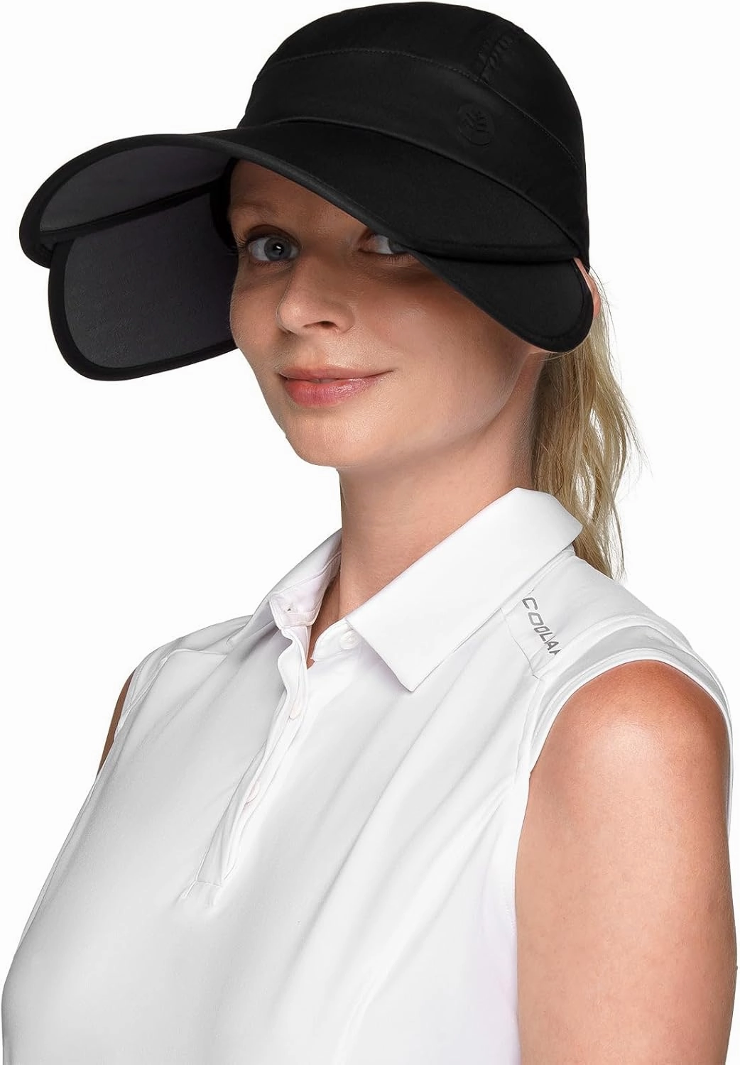 Coolibar UPF 50  Women's Olivia Convertible Sun Visor - Sun Protective
