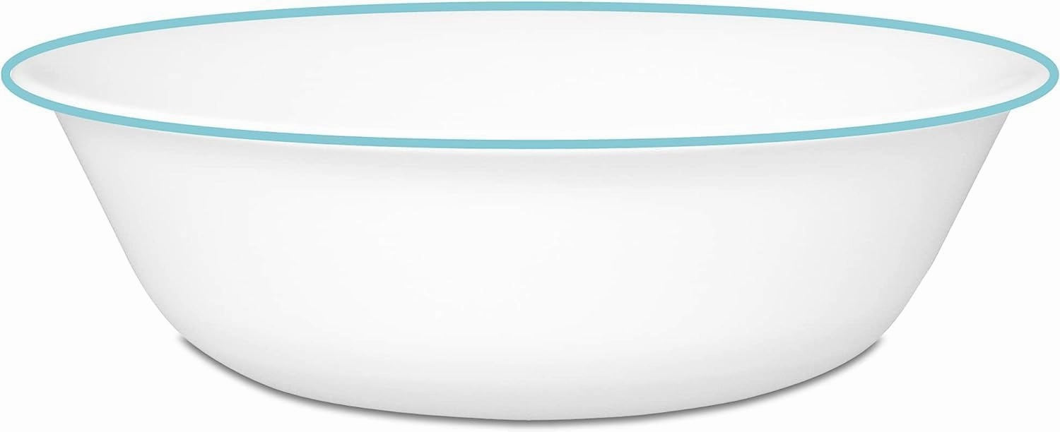 Corelle Vitrelle Glass Dinnerware Set, Chip & Crack Resistant Triple Layer Glass, 4-PC Bowl, Terracotta Dreams