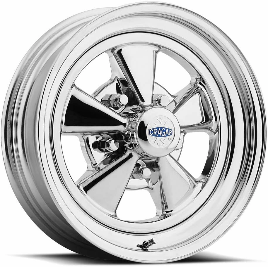 CRAGAR 08/61 Super Sport 15X6 5X114.3/5X120.65/5X127 -3 Chrm/ Alum (Qty of 1)