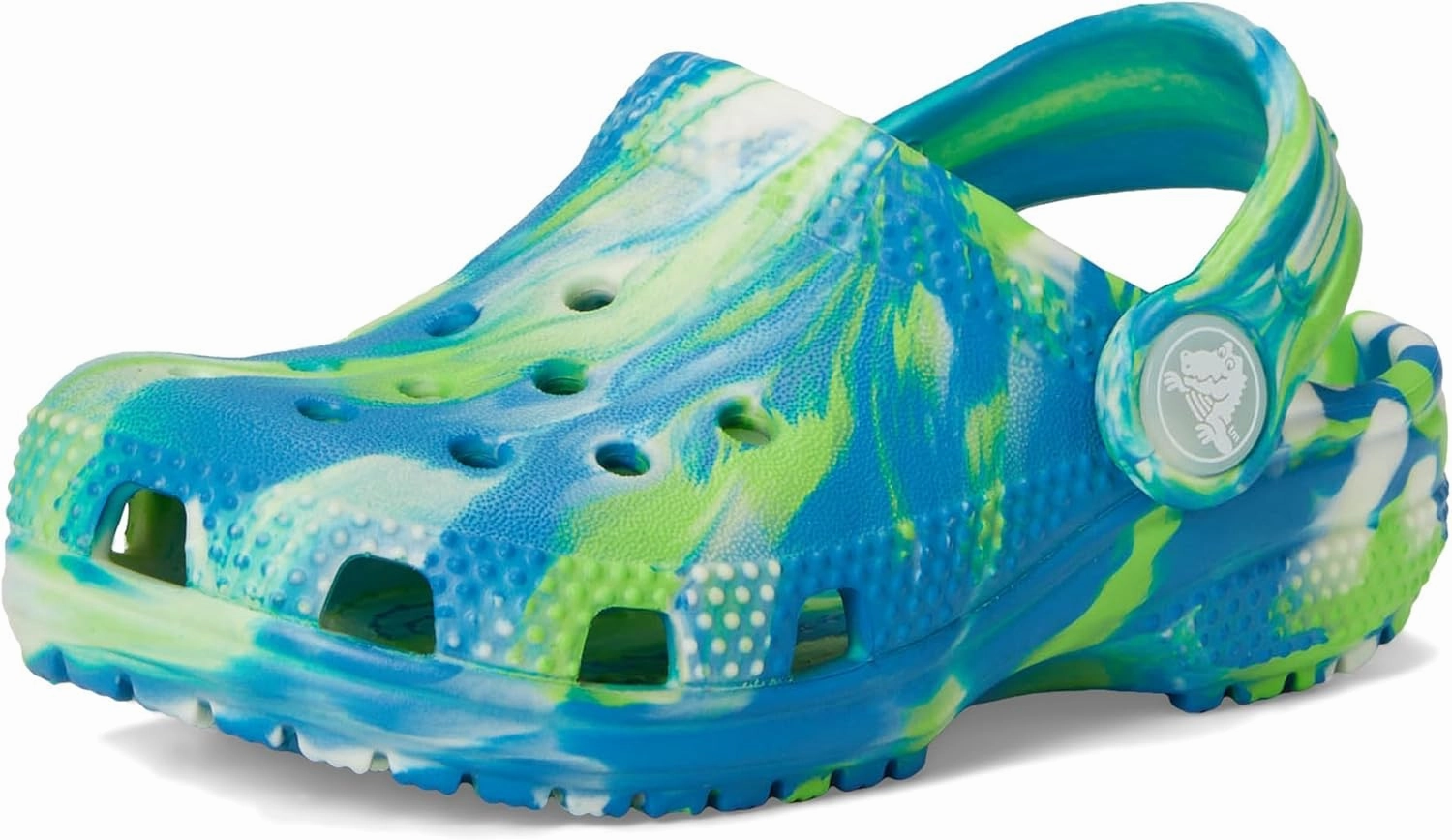 Crocs Kids' Classic Marbled Tie-Dye Clog