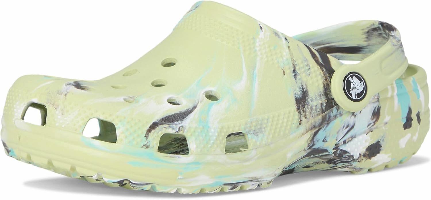 Crocs Kids' Classic Marbled Tie-Dye Clog