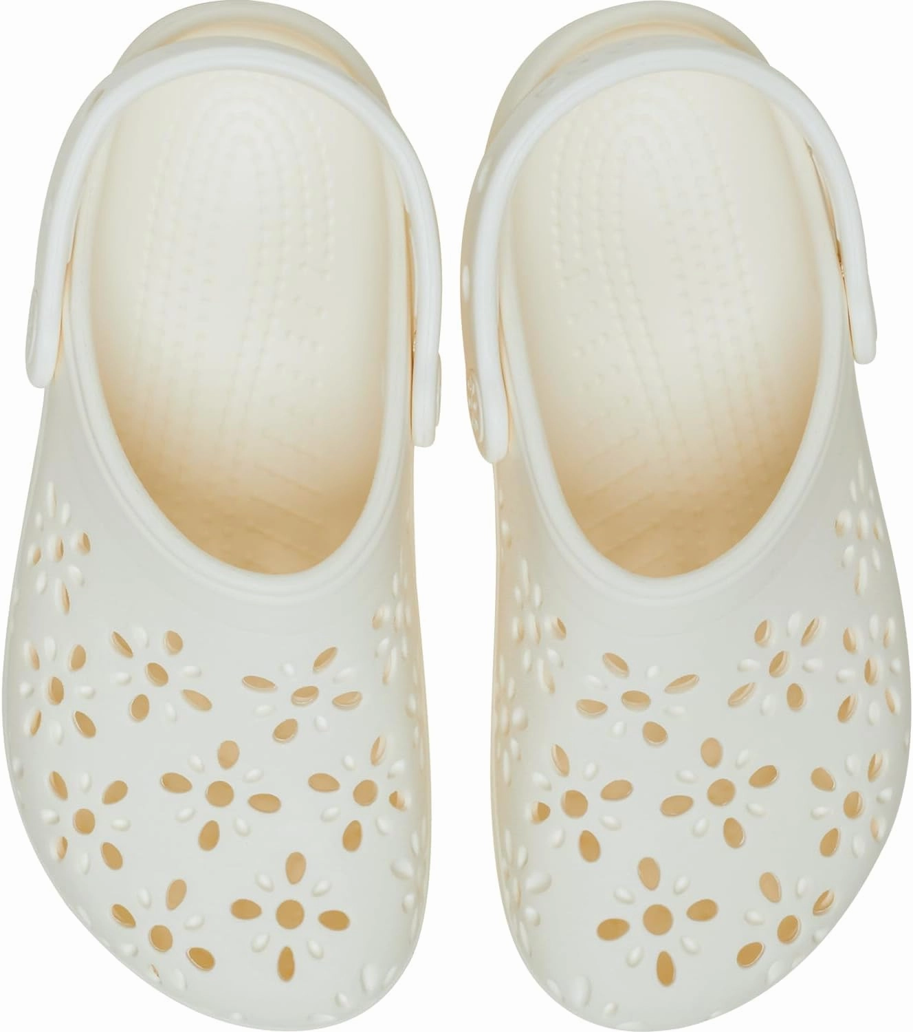 Crocs Unisex-Child Classic Clogs with Floral Cut Out Design, Kids and Toddler Shoes