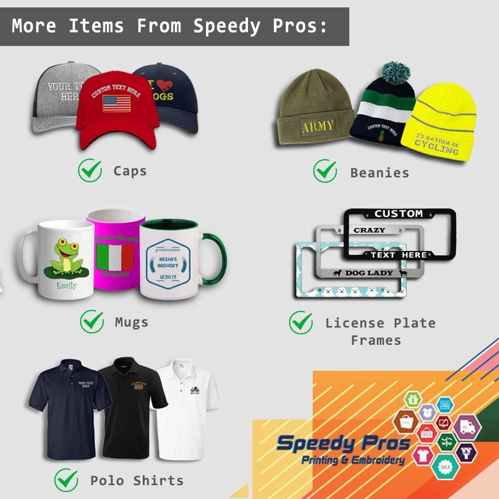 Custom Reflective Beanie Train D-6-0 Embroidery Acrylic