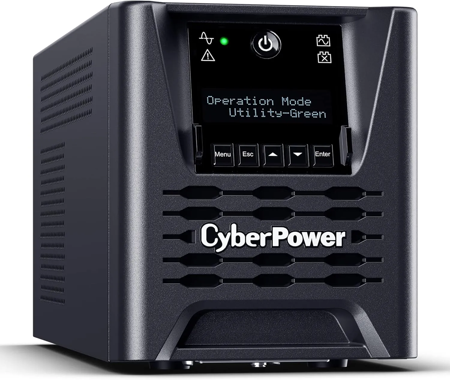CyberPower PR750LCD3C Smart App Sinewave UPS System, 750VA/750W, 6 Outlets, AVR, Mini-Tower, UL Certified
