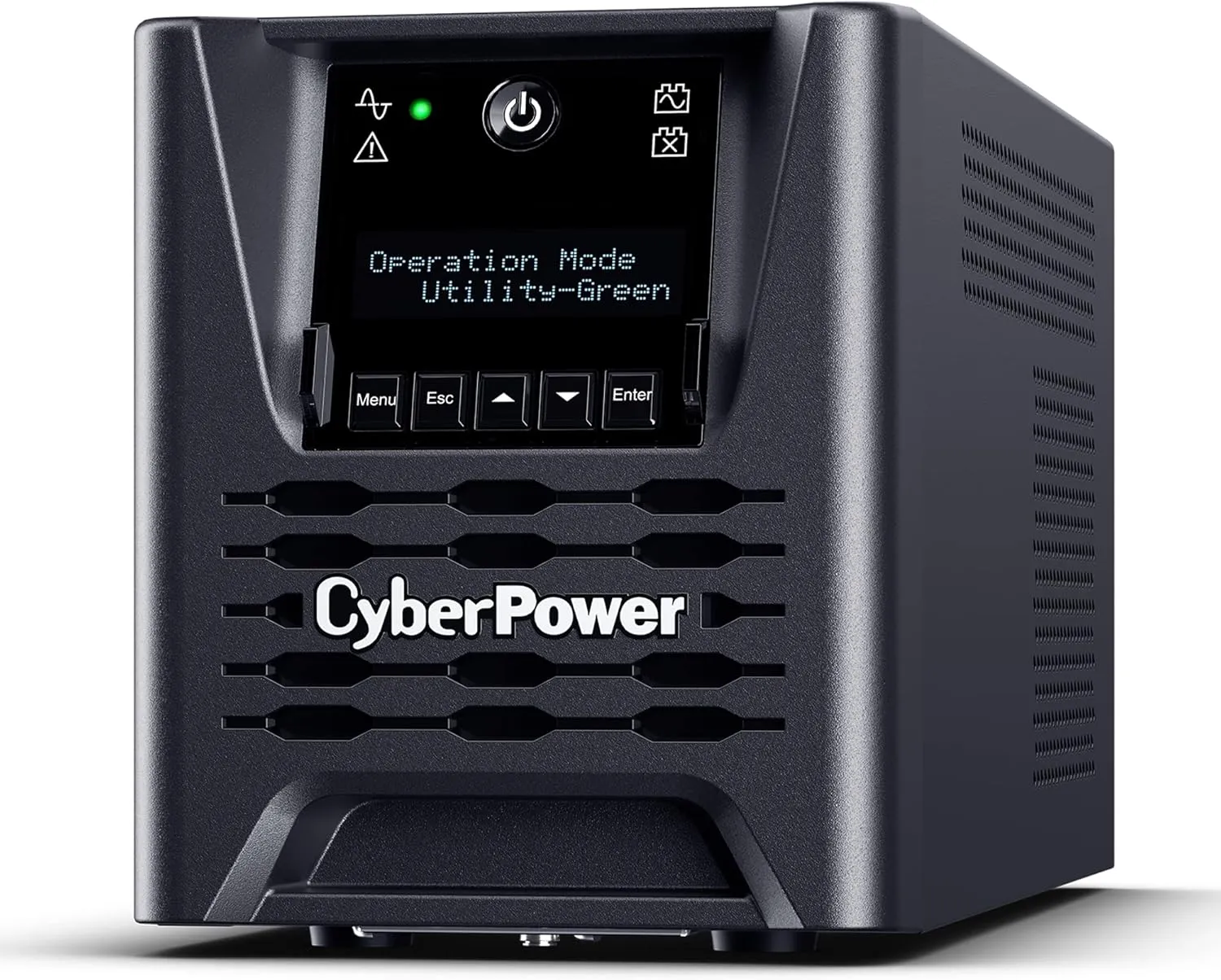 CyberPower PR750LCD3C Smart App Sinewave UPS System, 750VA/750W, 6 Outlets, AVR, Mini-Tower, UL Certified