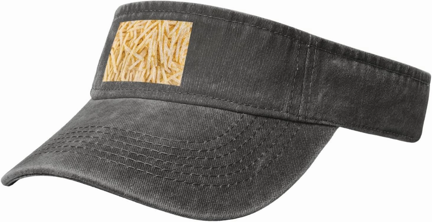 Delicious Fries Sun Visor Hats Cotton Baseball Cap for Women Men Adjustable Sun Hat