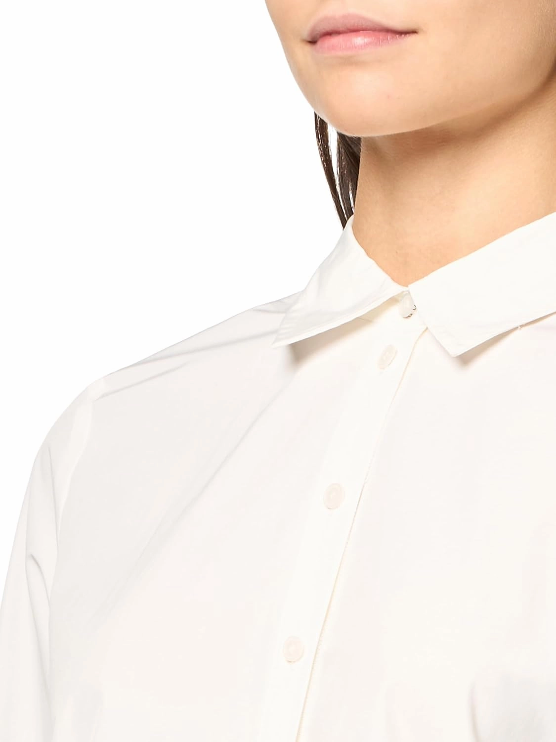 Derek Lam 10 Crosby Women's Aria Pleated Back Cropped Shirt