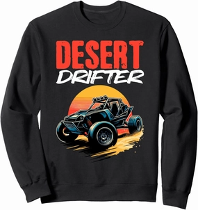 Desert Drifter Beach Sand Race Rail Racing Car Dune Buggy Sweatshirt