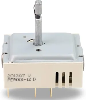 DG44-01006B Range Dual Surface Element Switch DG44-01006B Control Switch Replacement Numbers: PER001-12 D, AP6037530, PS11771631, EAP11771631 Compatible with Samsung Part Number: PD00035203