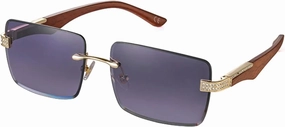 Diamond Rimless Sunglasses Luxury Fashion Sunglasses Outdoor Man
