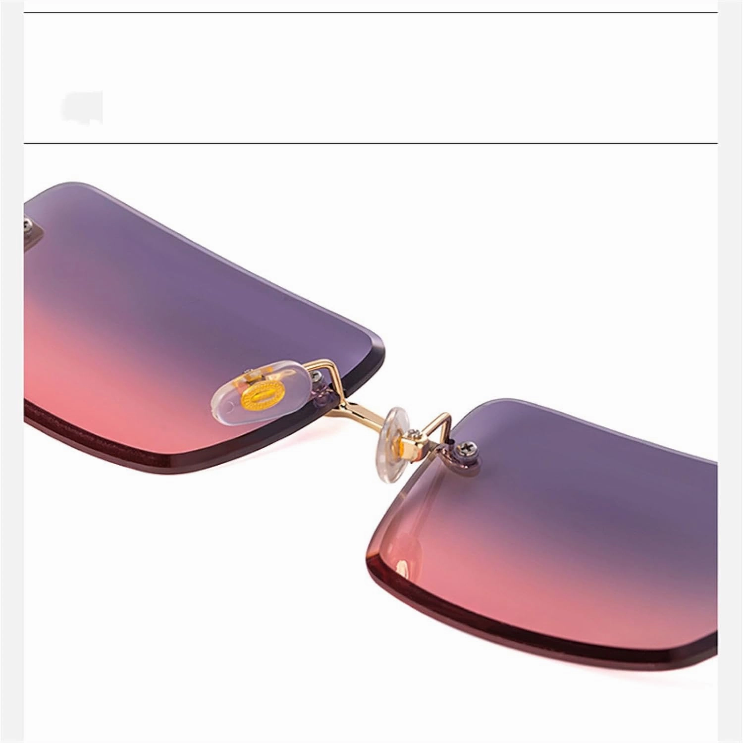 Diamond Rimless Sunglasses Luxury Fashion Sunglasses Outdoor Man