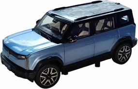Die Cast Vehicle 1:18 for Chery Icar03 Alloy Simulation Car Model Fan Collection Souvenir Display Stand Decoration Car Model Mini Cars Replica