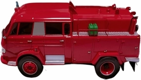 Die Cast Vehicle 1/43 for Citroen 700 FPT Fire Ladder Rescue Vehicle Model Casting Car Model Decoration Car Model Mini Cars Replica