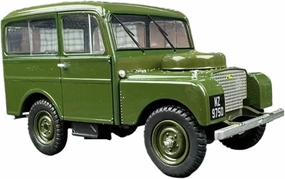Die Cast Vehicle 1:43 for Land Rover First Generation Army Green Off-Road Vehicle Car Model Alloy Collection Ornaments Mini Cars Replica