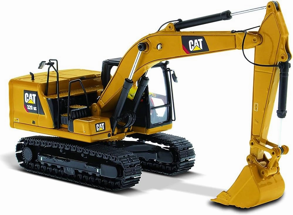 Diecast Masters 1:50 Scale Caterpillar 320 GC Hydraulic Excavator | High Line Series Cat Trucks & Construction Equipment Model 85570