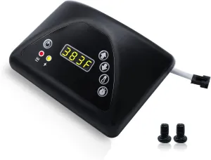 Digital Control Panel, Masterbuilt Replacement Parts, Compatible with Masterbuilt MB20071317/ 20071117/ 21071218 and More MB Electric Smoker Models Top Controller, Part Number：9907160014