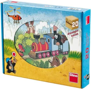 Dino Toys 642058 Wooden Jigsaw Cubes