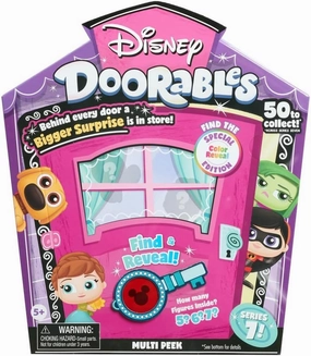 Disney Doorables Multi Peek Series 7, Collectible Blind Bag Inspired Mini Figures, Kids Toys for Ages 5 Up by Just Play