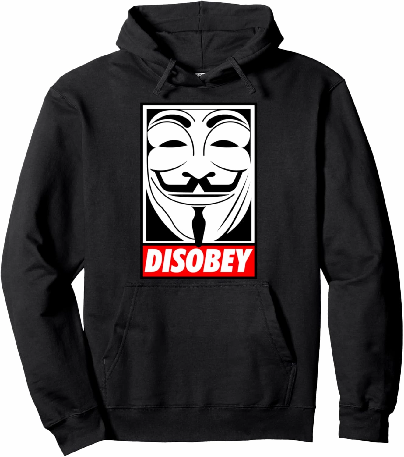 Disobey Mini Face Anonymous Anon T Tee Shirt Pullover Hoodie