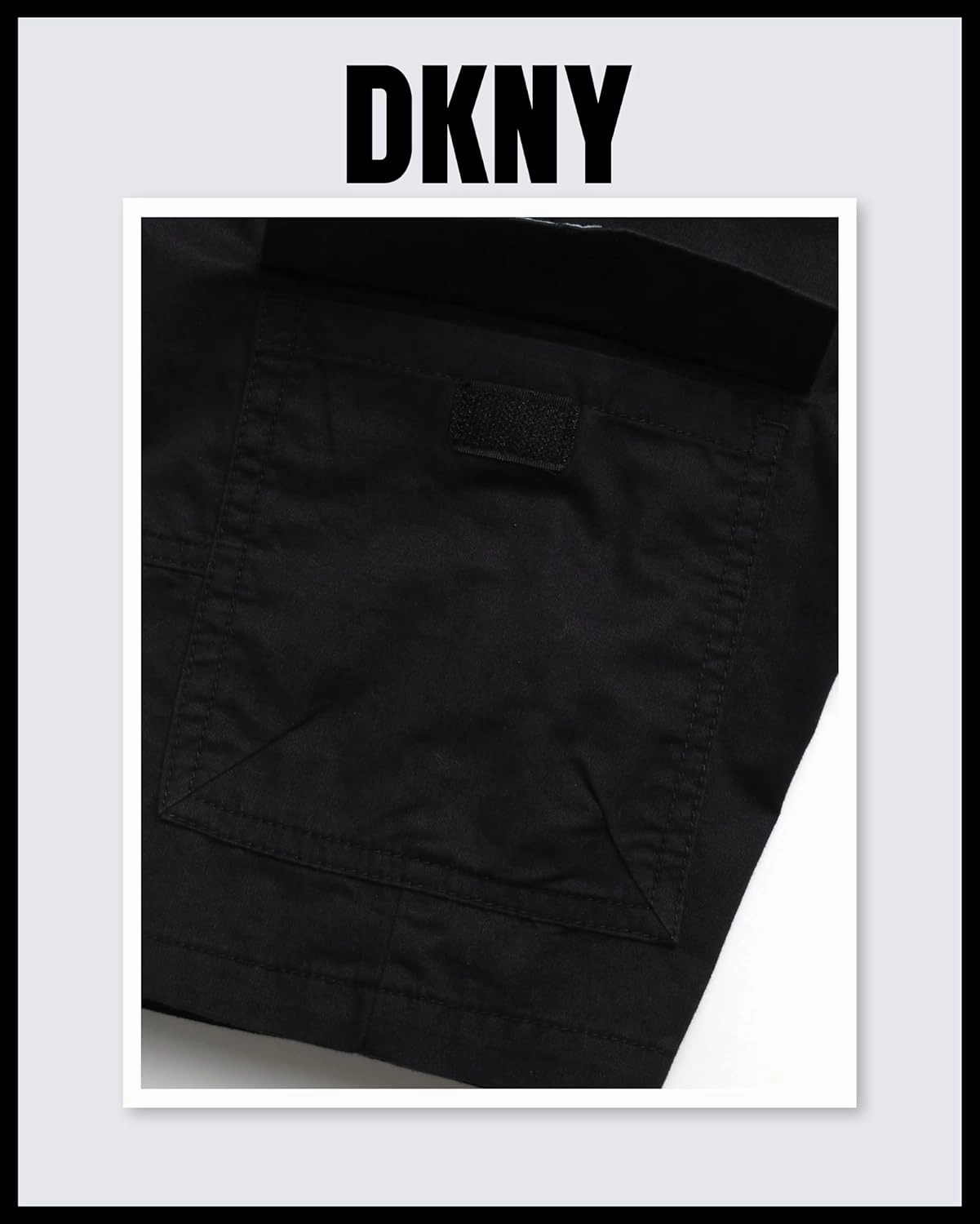 DKNY Boys' Shorts - Classic Fit Woven Twill Cargo Shorts - Pull On Shorts for Boys (8-20)
