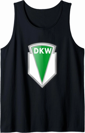 DKW Dampf-Kraft-Wagen Vintage Classic Car Design Tank Top