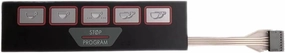Double Head Semi-Automatic Espresso Machine Type Press Key Press Button Plate Coffee Machine Compatible with FAEMA M27 E98