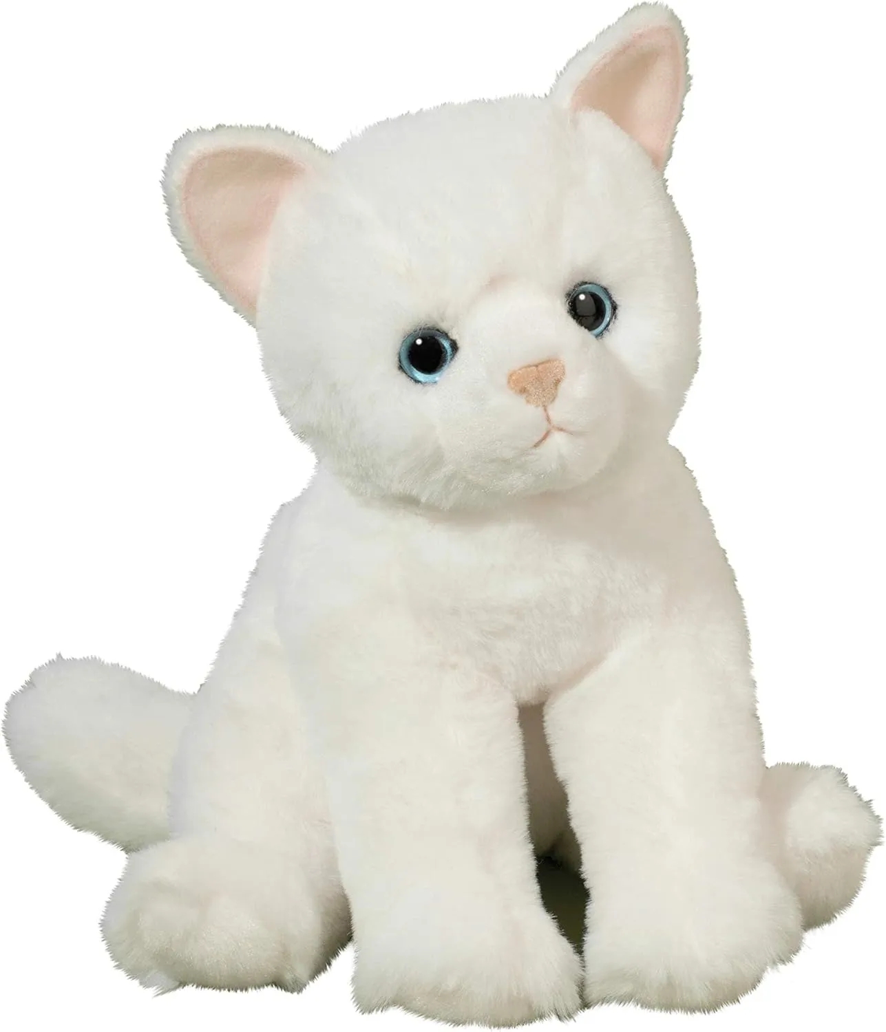 Douglas Winnie White Kitty Cat Softie Plush Stuffed Animal