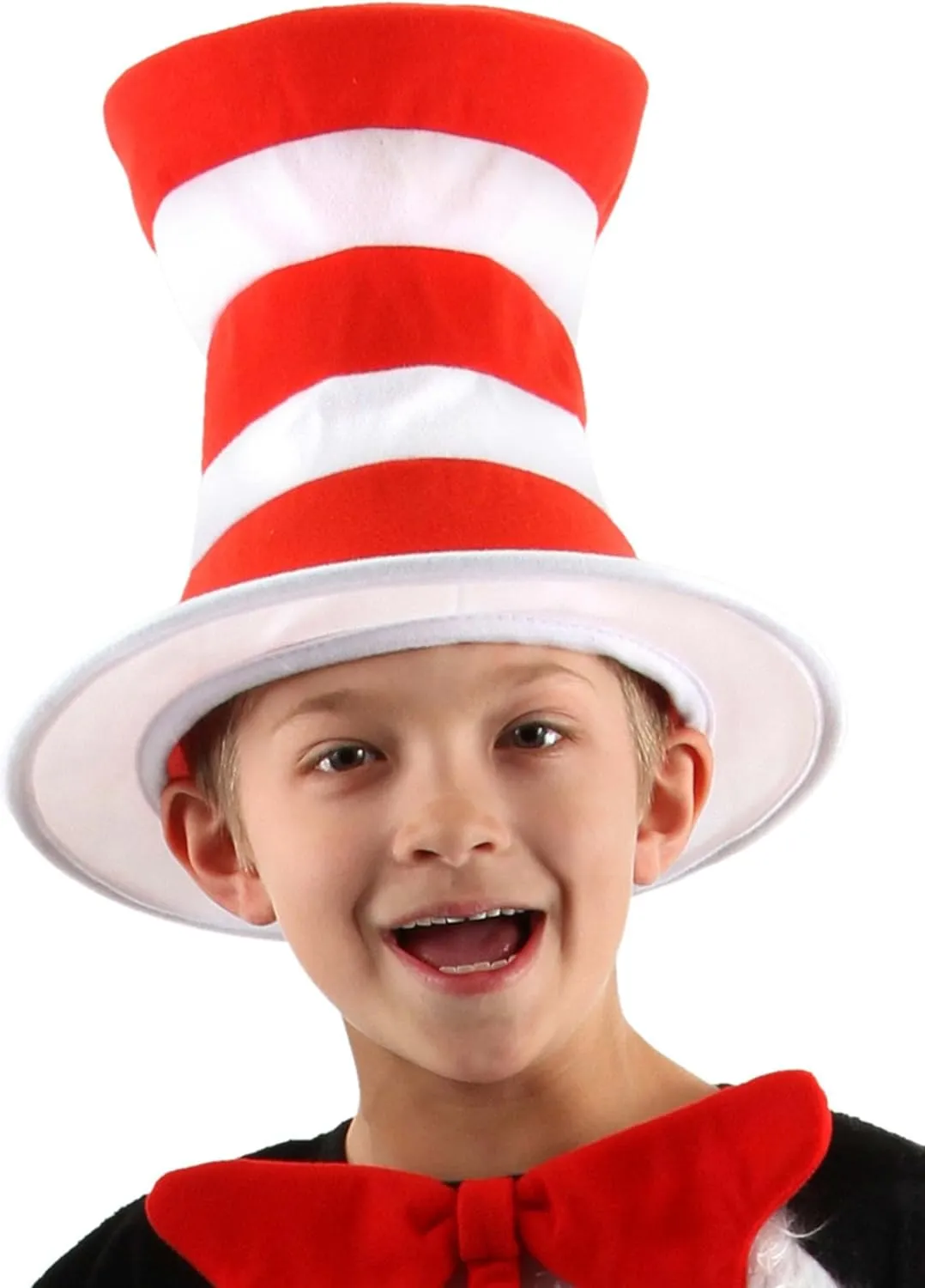 Dr. Seuss Cat in The Hat Striped Stovepipe Costume Hat for Kids