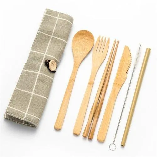Eco-Friendly Bamboo Cutlery Set