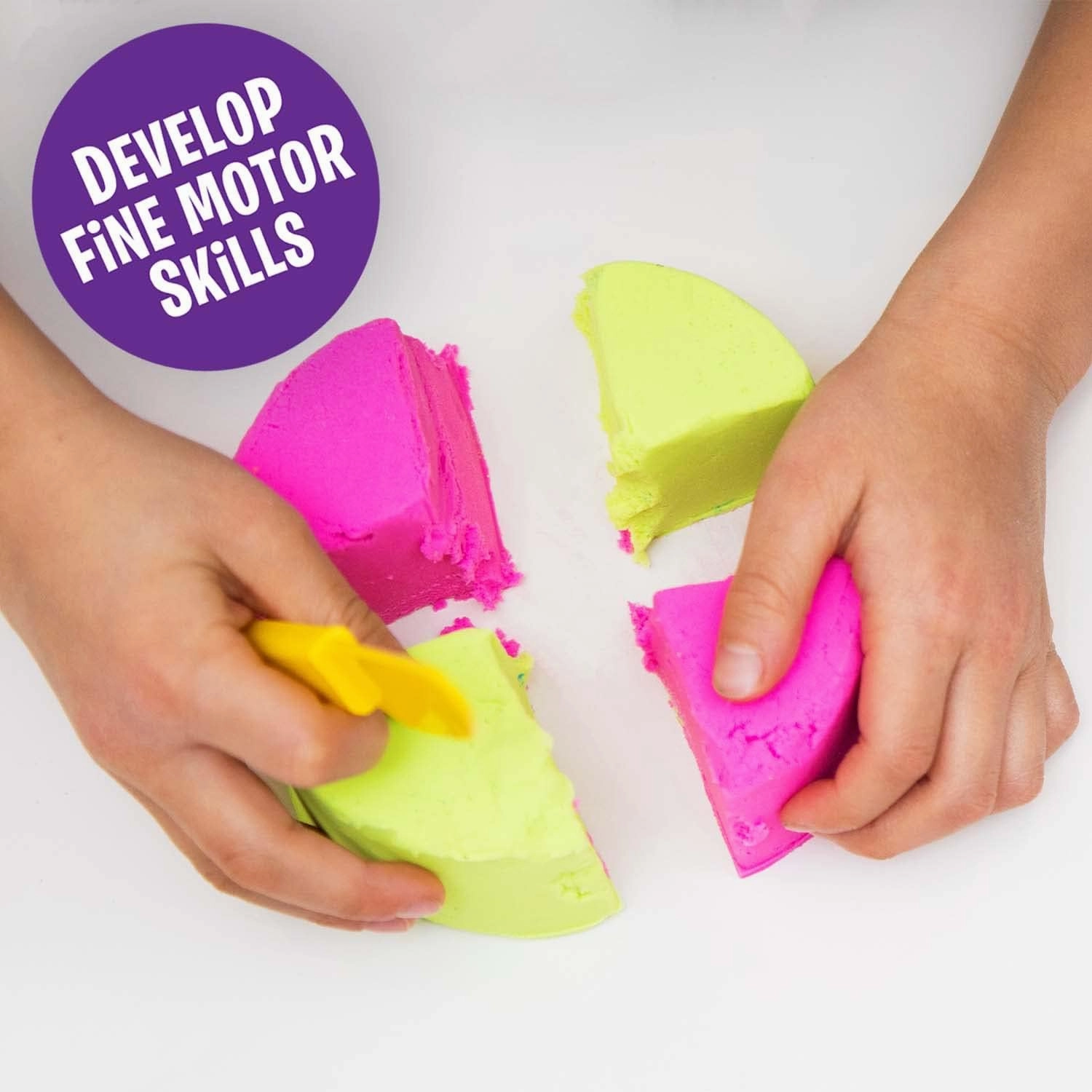 Educational Insights Playfoam Sand 8-Pack - Play Sand for Sensory Table, Squishy Sensory Bin Filler for Home or Classroom, Moldable Crafting Compound for Toddlers, Gifts for Kids Ages 3 