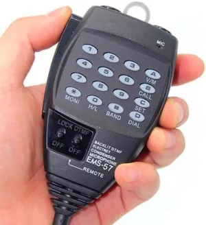 EMS-57 DTMF Car mini Microphone Fit for Alinco DR-430 DR-635 Mic studio