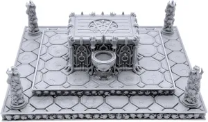 EnderToys Sacrificial Altar by Printable Scenery, 3D Printed Tabletop RPG Scenery and Wargame Terrain 28mm Miniatures