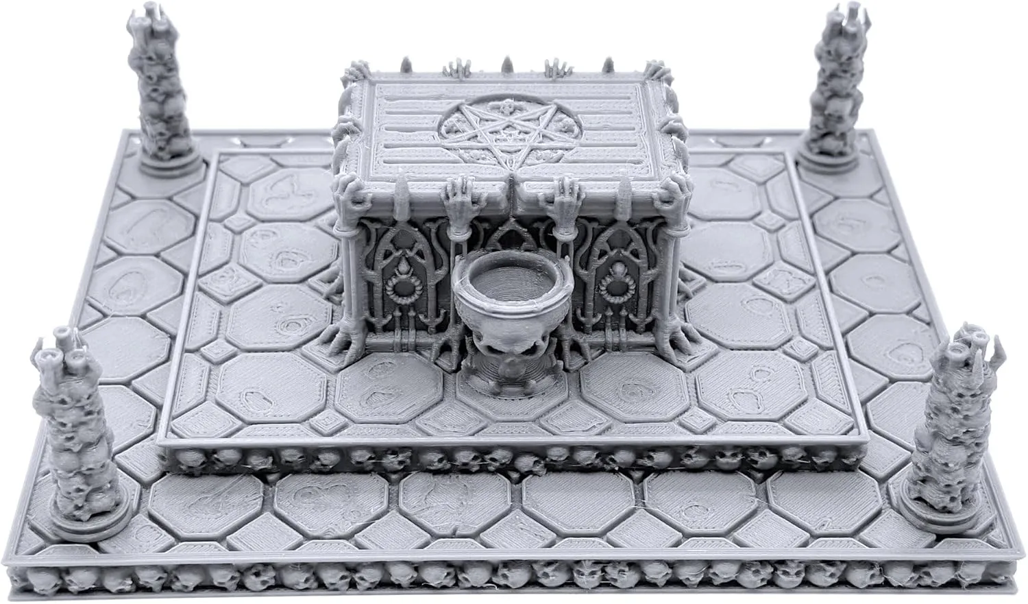 EnderToys Sacrificial Altar by Printable Scenery, 3D Printed Tabletop RPG Scenery and Wargame Terrain 28mm Miniatures